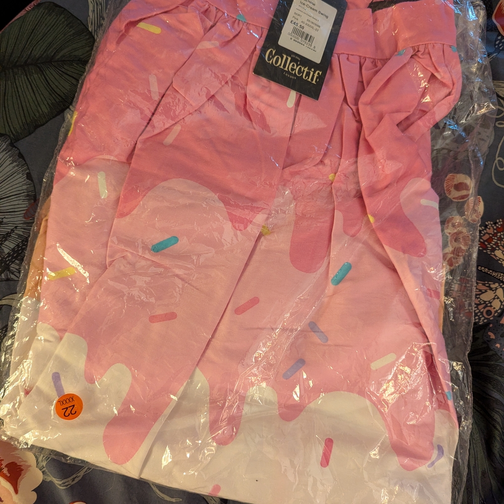 Collectif Pink Ice Cream Dress